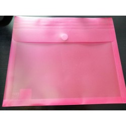 ENVELOPE VELCRO A4 VERMELHO
