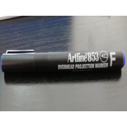 MARCADOR ACETATO 853  AZUL...