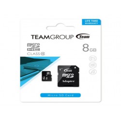MICRO SDHC 8GB CLASS 10 TEAM